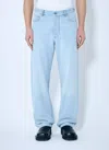 Bottega Veneta Men Extra Bleached Wide Leg Jeans In Light Blue