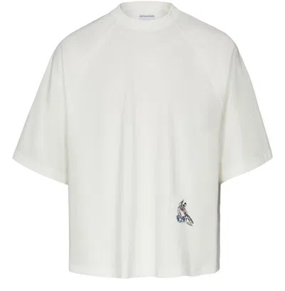 Bottega Veneta Extra Large Round Collar T-shirt In White