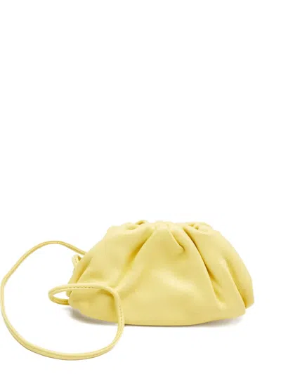 Pre-owned Bottega Veneta Extra Mini The Pouch Shoulder Bag In Yellow