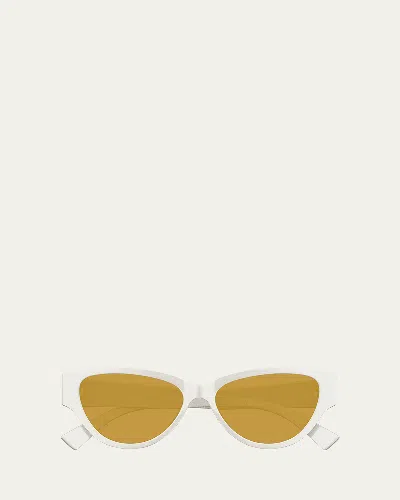 BOTTEGA VENETA EYE LOGO-PRINT ACETATE SUNGLASSES