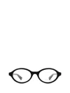 Bottega Veneta Oval Eyeglasses In Black