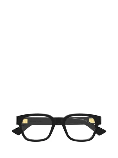 Bottega Veneta Bv1403o Linea Intrecciato Eyeglasses In Black