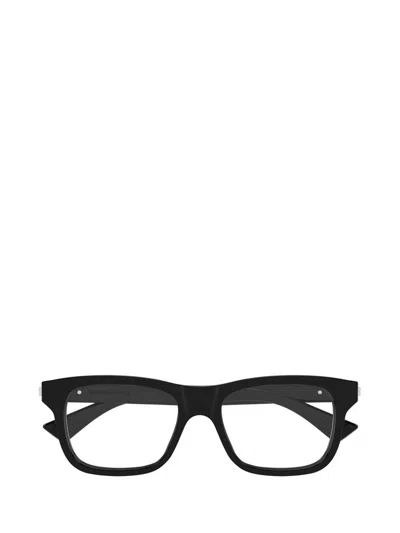 Bottega Veneta Eyewear Rectangle Frame Glasses In Black