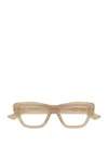 Bottega Veneta Eyewear Rectangular Frame Glasses In Brown