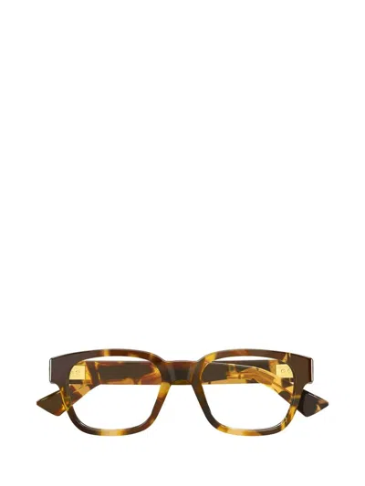Bottega Veneta Bv1403o Linea Intrecciato Eyeglasses In Brown