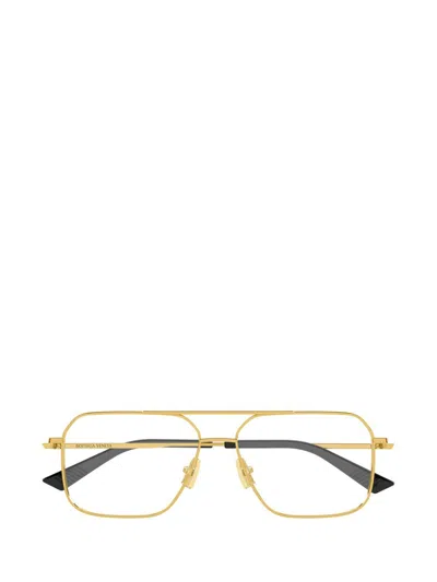 Bottega Veneta Bv1384o Linea Ribbon Eyeglasses In Gold