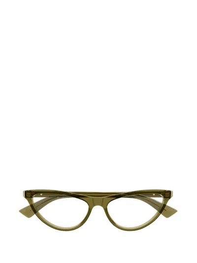 Bottega Veneta Bv1416o Linea Ribbon Eyeglasses In Green