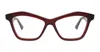 Bottega Veneta Bv1096o - Burgundy Rx Glasses In Red