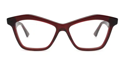 Bottega Veneta Eyeglasses In Red