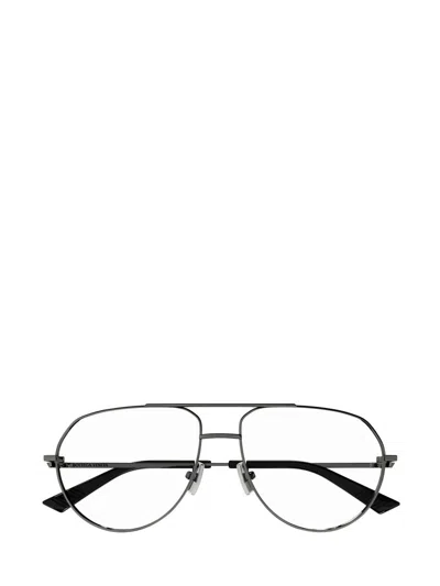 Bottega Veneta Eyeglasses In Silver