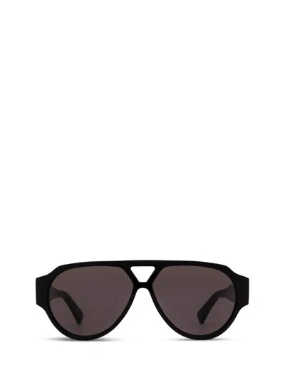 Bottega Veneta Black Bv1318s Sunglasses In Black-black-grey
