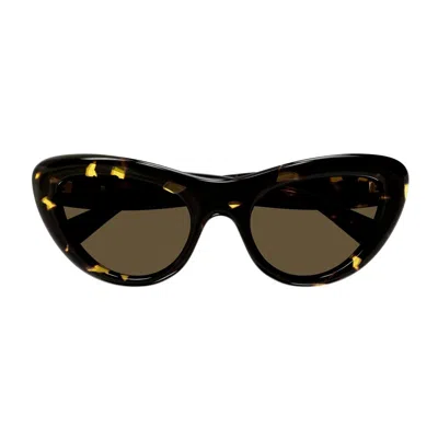 Bottega Veneta Bv1282s002 Havana Havana Brown In Multi