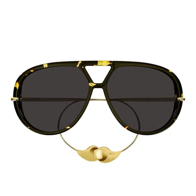 Bottega Veneta Sunglasses In Brown