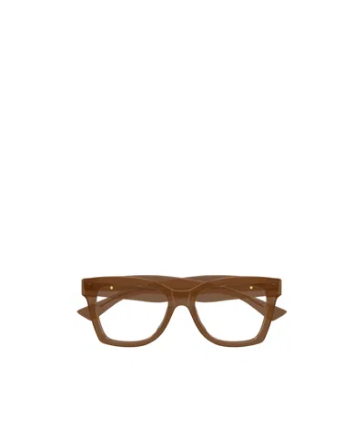 Bottega Veneta Eyewear Butterfly Frame Glasses In Purple