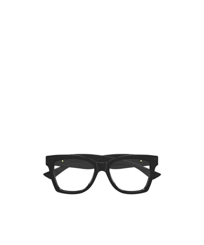 Bottega Veneta Eyewear Butterfly Frame Glasses In Pattern