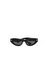 Bottega Veneta Eyewear Cat Eye Frame Sunglasses In Black