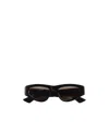 Bottega Veneta Eyewear Dash Cat-eye Frame Sunglasses In Black