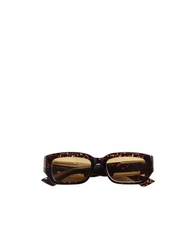 Bottega Veneta Eyewear Dash Rectangular Sunglasses In Black