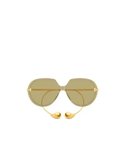 Bottega Veneta Eyewear Drop Squared Sunglasses In Brown