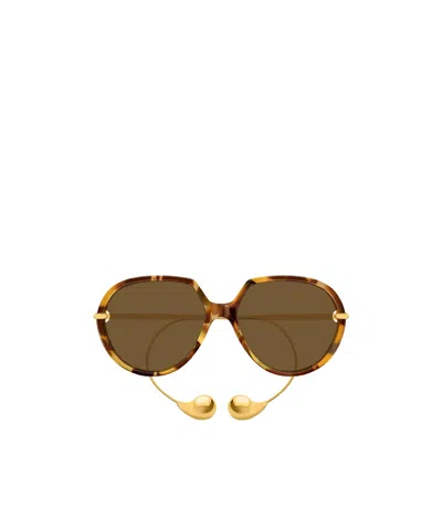 Bottega Veneta Eyewear Drop Squared Sunglasses In Green
