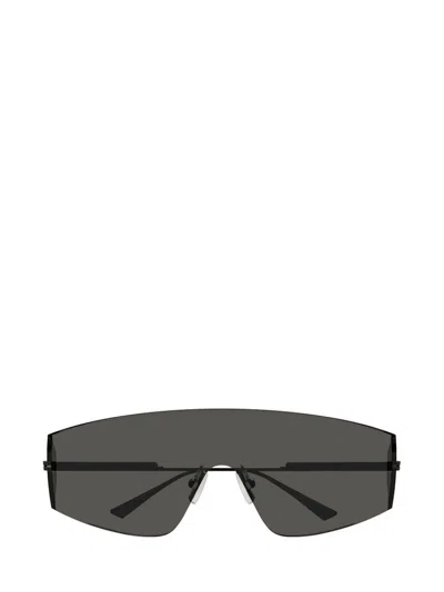 Bottega Veneta Eyewear Futuristic Shield Sunglasses In Black