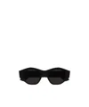 Bottega Veneta Eyewear Geometric Frame Sunglasses In Black