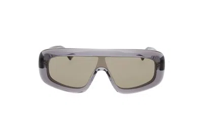Bottega Veneta Eyewear Irregular Frame Sunglasses In Gray