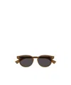 Bottega Veneta Eyewear Panthos Frame Sunglasses In Black