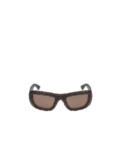 Bottega Veneta Eyewear Panthos Frame Sunglasses In Black