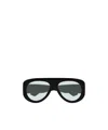 Bottega Veneta Eyewear Pilot Frame Glasses In Black