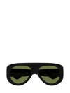 Bottega Veneta Eyewear Pilot Frame Sunglasses In Black
