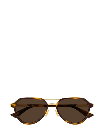 BOTTEGA VENETA BOTTEGA VENETA EYEWEAR PILOT FRAME SUNGLASSES