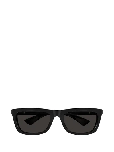 Bottega Veneta Eyewear Rectangular Frame Sunglasses In Black