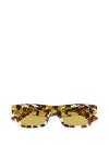 Bottega Veneta Eyewear Rectangular Frame Sunglasses In Multicolor