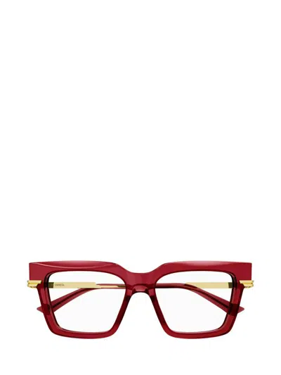 Bottega Veneta Eyeglasses In Red