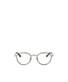 Bottega Veneta Eyewear Round Frame Glasses In Black