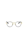 Bottega Veneta Eyewear Round Frame Glasses In Black