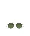 Bottega Veneta Eyewear Round Frame Sunglasses In Green
