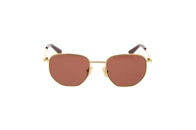 Bottega Veneta Eyewear Round Frame Sunglasses In Multi