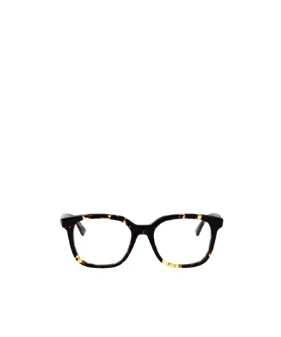 Bottega Veneta Eyewear Square Frame Glasses In Black