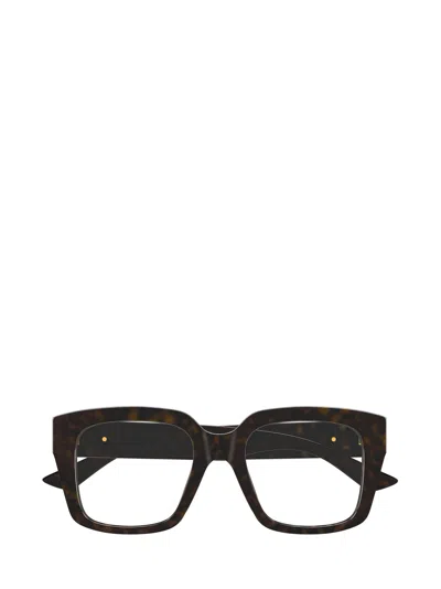 Bottega Veneta Eyewear Square Frame Glasses In Black