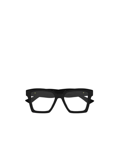 Bottega Veneta Eyewear Square Frame Glasses In Black