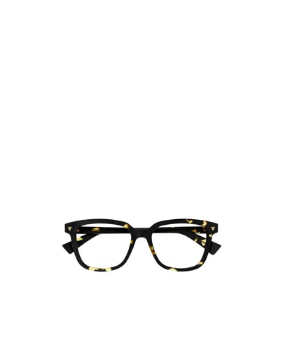Bottega Veneta Eyewear Square-frame Glasses In Brown