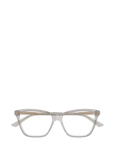 Bottega Veneta Eyewear Square Frame Glasses In Gray
