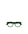 Bottega Veneta Eyewear Square Frame Glasses In Green