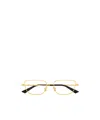 Bottega Veneta Eyewear Square Frame Glasses In Gold