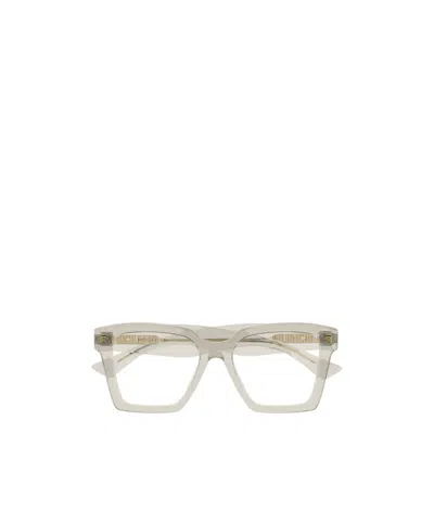 Bottega Veneta Eyewear Square Frame Glasses In Red