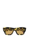Bottega Veneta Bv1357s Linea Ribbon 003 Havana Brown Sunglasses In Multicolor
