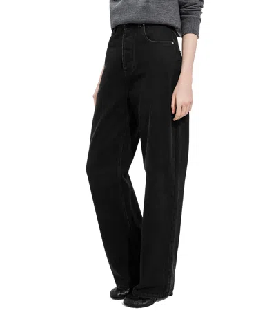 Bottega Veneta Faded Black Wide Leg Jeans