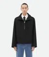 Bottega Veneta Felted Wool Blouson In Black